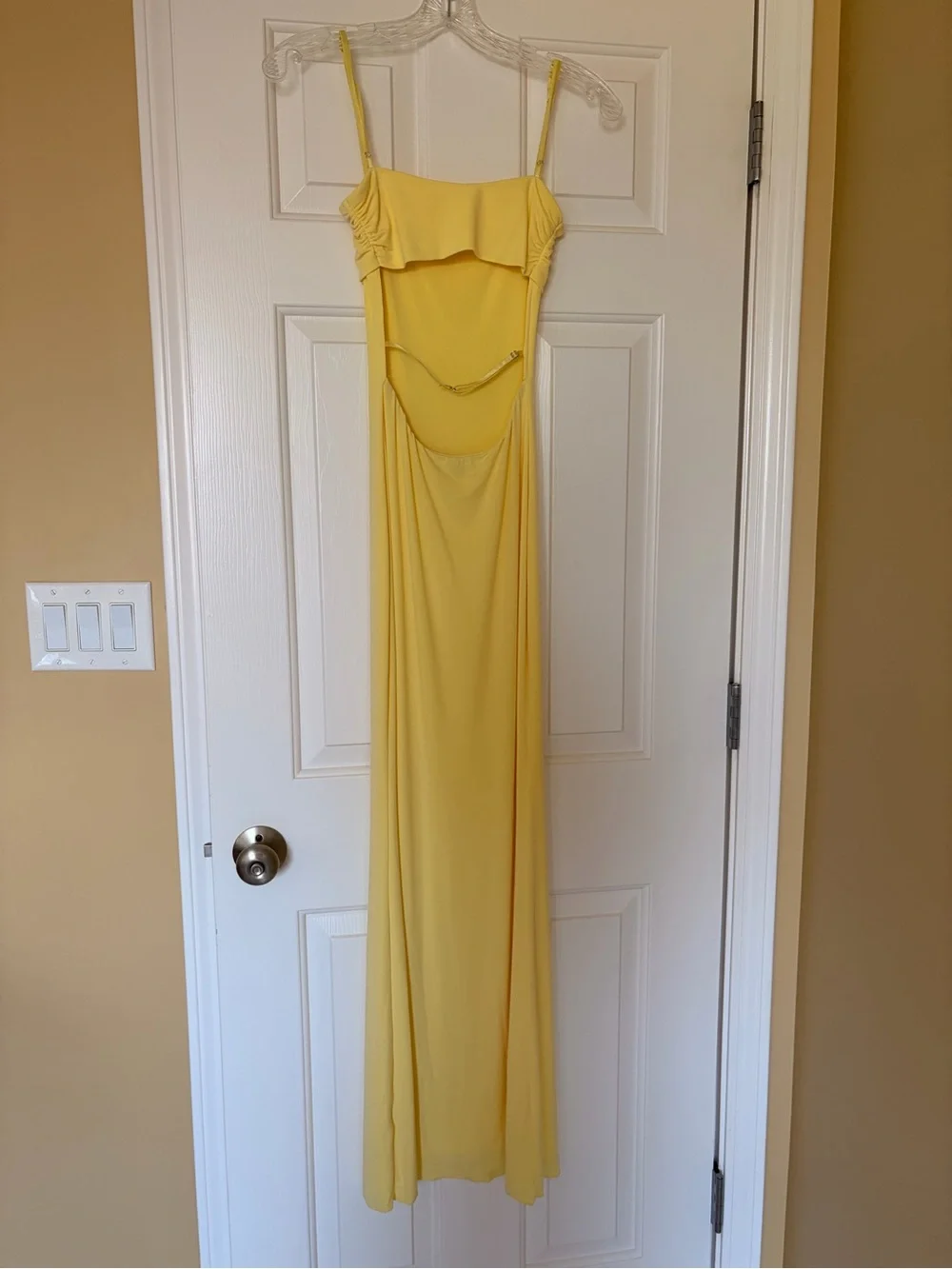Tiger Mist Yellow Bodycon Dress - Picture 3 of 3